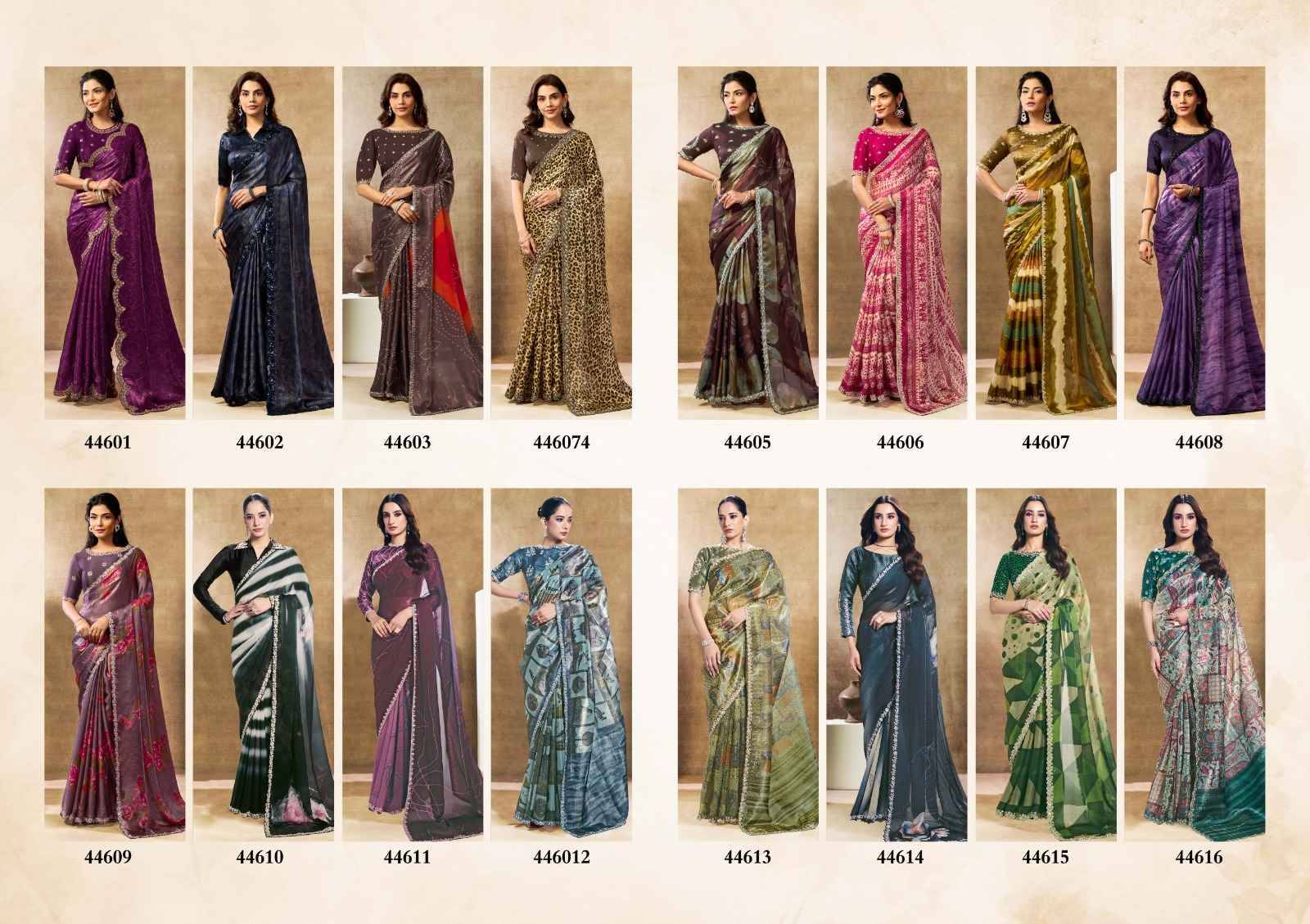 NORITA 44600 OASIS By MAHOTSAV 44601 To 44616 Series Indian Traditional Wear Collection Beautiful Stylish Fancy Colorful Party Wear & Occasional Wear Pure Silk Sarees At Wholesale Price